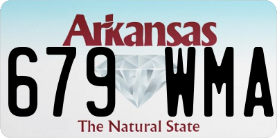AR license plate 679WMA