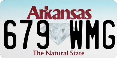 AR license plate 679WMG