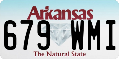 AR license plate 679WMI