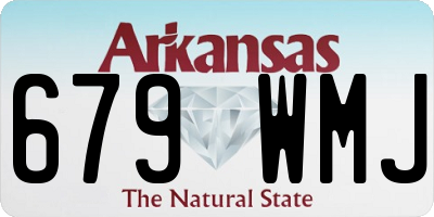 AR license plate 679WMJ