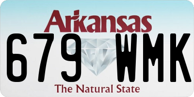 AR license plate 679WMK