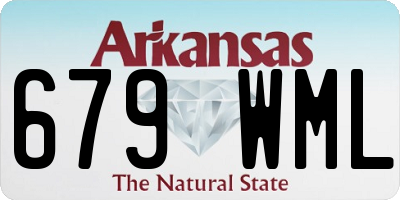 AR license plate 679WML