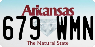 AR license plate 679WMN