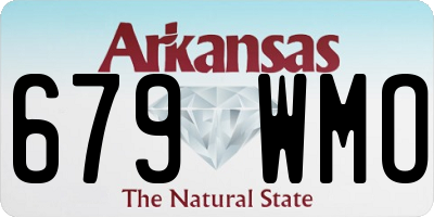 AR license plate 679WMO