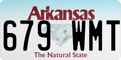 AR license plate 679WMT