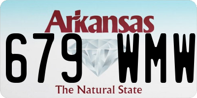 AR license plate 679WMW