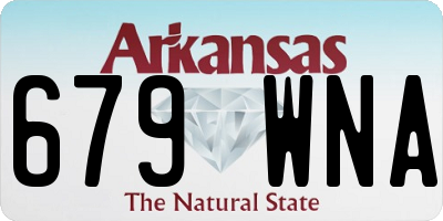 AR license plate 679WNA