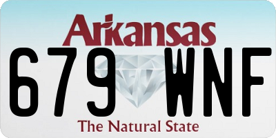 AR license plate 679WNF