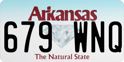 AR license plate 679WNQ