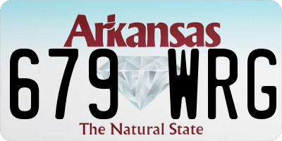 AR license plate 679WRG