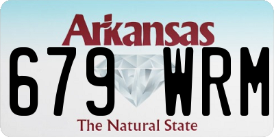 AR license plate 679WRM