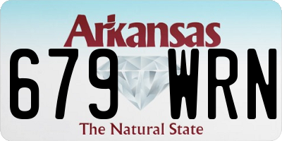 AR license plate 679WRN