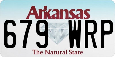 AR license plate 679WRP