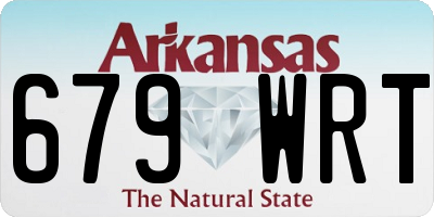 AR license plate 679WRT