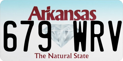 AR license plate 679WRV