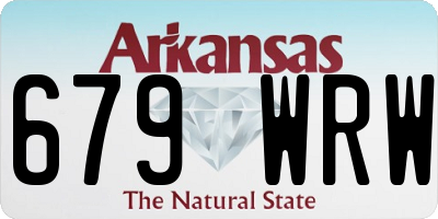 AR license plate 679WRW