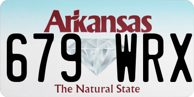 AR license plate 679WRX