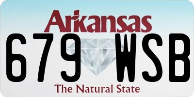 AR license plate 679WSB