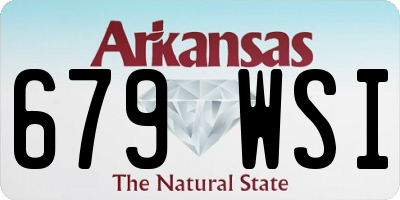 AR license plate 679WSI