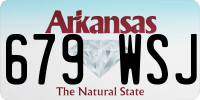 AR license plate 679WSJ