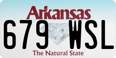 AR license plate 679WSL