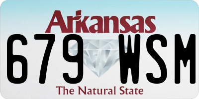 AR license plate 679WSM