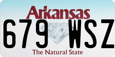 AR license plate 679WSZ