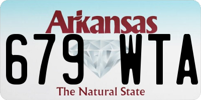 AR license plate 679WTA