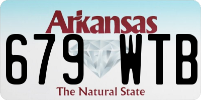 AR license plate 679WTB
