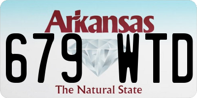 AR license plate 679WTD