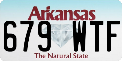 AR license plate 679WTF