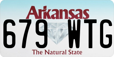 AR license plate 679WTG