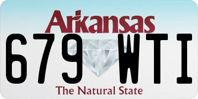 AR license plate 679WTI