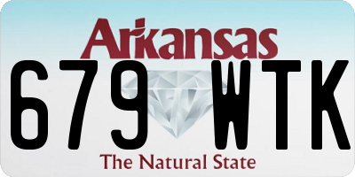 AR license plate 679WTK
