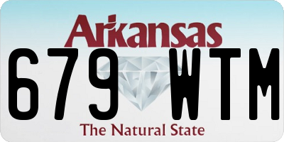 AR license plate 679WTM