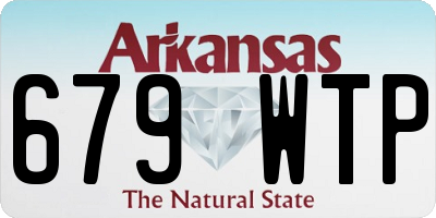 AR license plate 679WTP