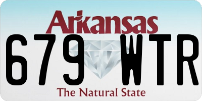 AR license plate 679WTR