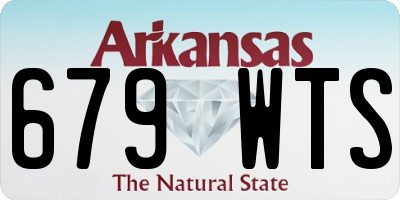AR license plate 679WTS