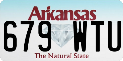 AR license plate 679WTU