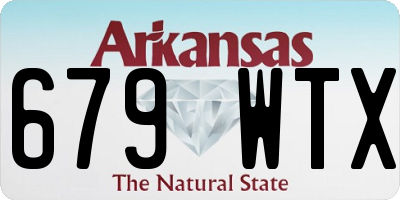 AR license plate 679WTX