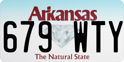 AR license plate 679WTY