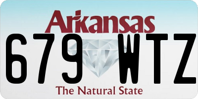 AR license plate 679WTZ