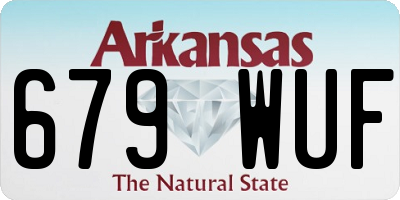AR license plate 679WUF