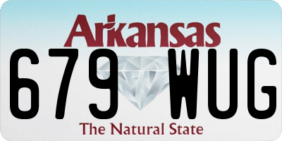 AR license plate 679WUG