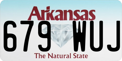 AR license plate 679WUJ