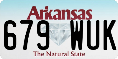AR license plate 679WUK