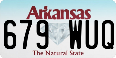 AR license plate 679WUQ
