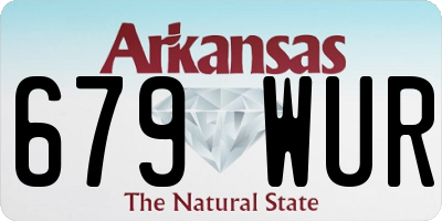 AR license plate 679WUR