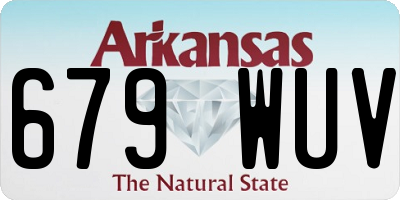 AR license plate 679WUV