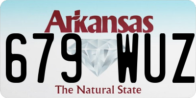 AR license plate 679WUZ